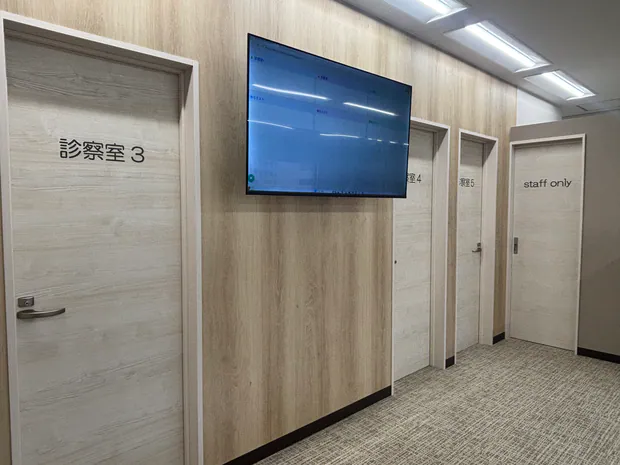 天神駅前心療内科・精神科クリニックの廊下